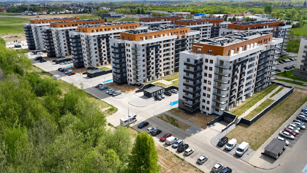Budynki z 4. etapu budowy osiedla Bella Dolina.
